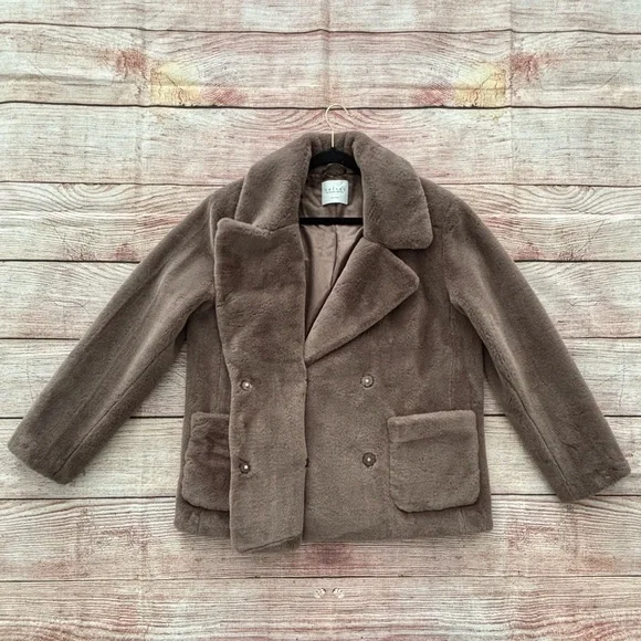 Velvet by Graham & Spencer • Brown Faux Fur Teddy Jacket - Women’s Size Large - Picture 12 of 16